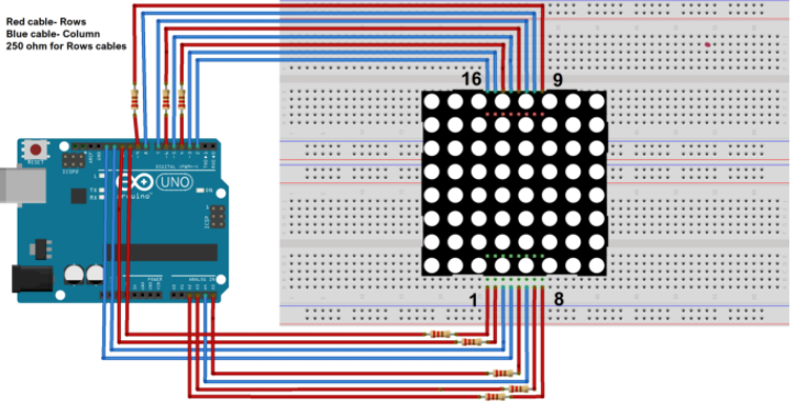 상품 아두이노 8x8 도트매트릭스 Led 모듈1088as D23 8769